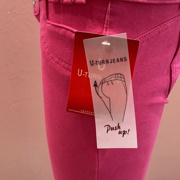 U-Turn Jeans But Push Up Stretch Jeans Size 44 - Picture 5 of 9